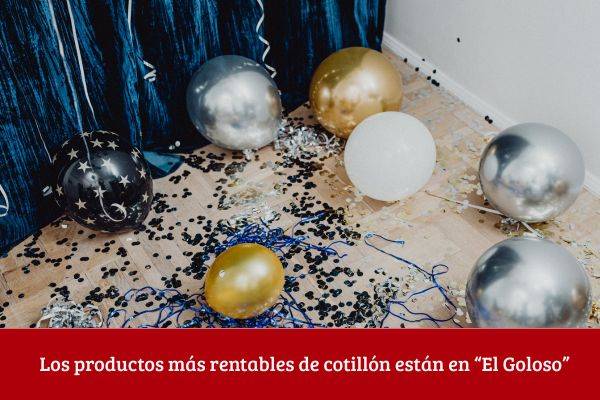 Los Productos Más Rentables de Cotillón en El Goloso