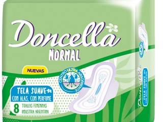 Toallita Doncella Verde Con Deo  50X8U (21614)