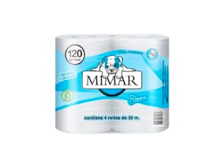 Papel Higienico Mimar 30Mts  12X4Un  (M48304)