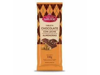 Chocolate Bariloche 10X70Gr Leche C/Almen(B04070)