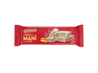 Turron De Mani Georgalos 36X80Gr Miel (1212)
