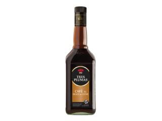 Licor Tres Plumas Botella 6X750Ml Café / Ddl