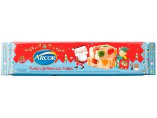 Turrron De Mani Con Frutas Arcor 3X18X120Gr