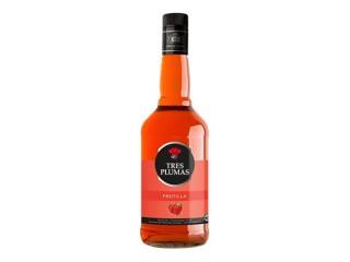 Licor Tres Plumas Botella 6X700Ml Frutilla