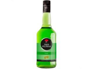 Licor Tres Plumas Botella 6X700Ml Kiwi