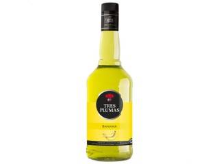 Licor Tres Plumas Botella 6X700Ml Banana