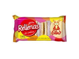 Galletitas Rellenglins 30X60Gr Frutilla