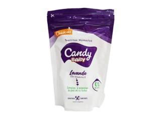 Toallas Humedas Candy Baby Clasicas 24X50 Lavanda