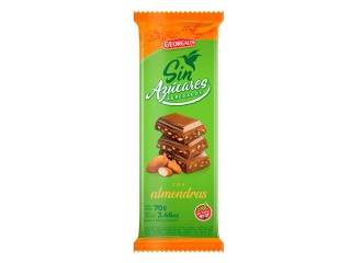 Chocolate Georgalos S/Azuc 10X70Gr Almendra (2472)