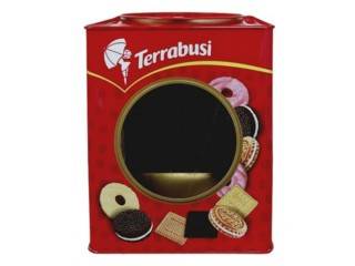 Lata Terrabusi Cuadrada Con Ventana X 6Un