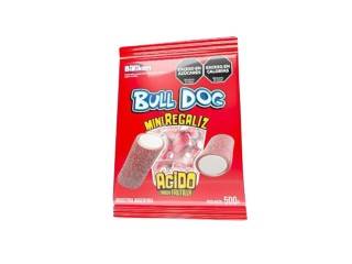 Regaliz Bull Dog Mini Bolsa 8X500G Frutilla (9010)
