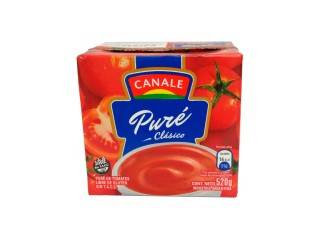 Pure De Tomate Tetrabrick Canale 12X520Gr