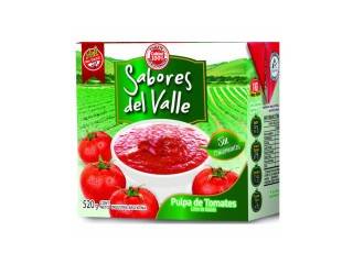 Pure De Tomate T/B Sabores Del Valle 12X520Gr