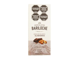 Chocolate Bariloche 10X100Gr Leche C/Alm. (B70001)