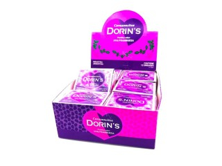 Pastillas Corazoncitos Dorins 12X8U Uva/Framb