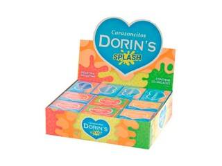 Pastillas Corazoncitos Dorins 12X16Un Splash