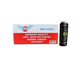 Hilo De Coser 120 Yardas X12Un  Negro