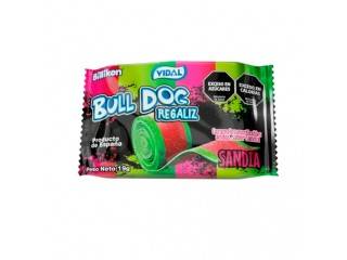 Regaliz Bull Dog Roll 6X24X19G Sandia (4210)