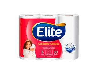 Papel Higienico Elite Clásico S/H 10X6Ux30Mt
