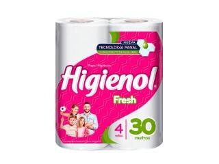 Papel Higienico Higienol Fresh 12Xs/H 4Ux30Mt