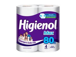 Papel Higienico Higienol Max S/H 10X4Ux80Mt