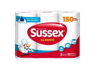 Rollo Cocina Sussex Clásico 10 X3Ux50 Paños