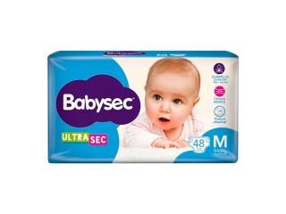 Pañal Babysec Ultra Hiper Pack Med 4X48U