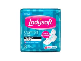 Toallita Ladysoft Comfort Celeste 54X8U