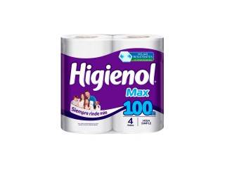 Papel Higienico Higienol Max A.vera H/S 10X4X100M