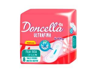 Toallita Doncella Ultrafinas Roja 50X8Un (21627)