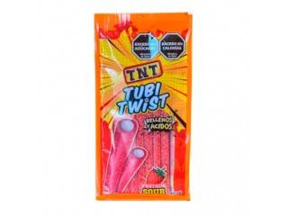 Regaliz Tnt Tubi Twist 12X70Gr Frutilla Acida