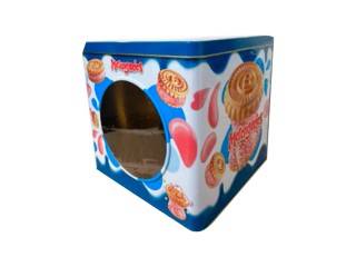 Lata Merengada Cuadrada Con Ventana X 6Un