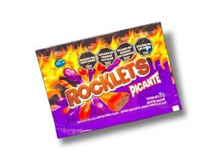 Lentejas Choco Rocklets Picante Display 24X20Gr