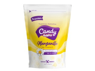 Toallita Candy Baby Manzanilla 24X50U (2001)