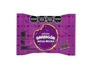 Alfajor Mega Barrigon 7X100Gr Negro