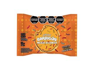 Alfajor Mega Barrigon 7X100Gr Blanco