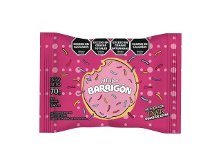 Alfajor Barrigon 10X70Gr Negro