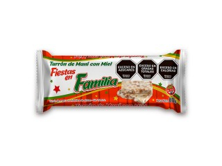 Turron De Mani C/Miel Fiestas Lheritier 24X80Gr