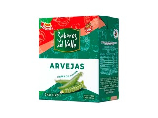 Arvejas Sabores Del Valle Tetra 12X340Gr