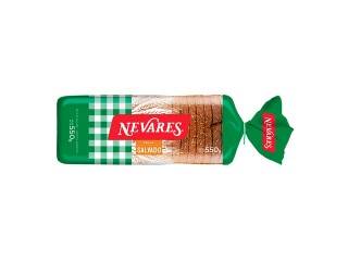 Pan Con Salvado Nevares 5X500Gr