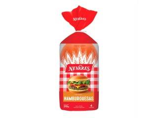 Pan De Hamburguesa Nevares 9X210Gr