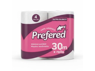 Papel Higienico Prefered 12X4X30Mt Ecologico