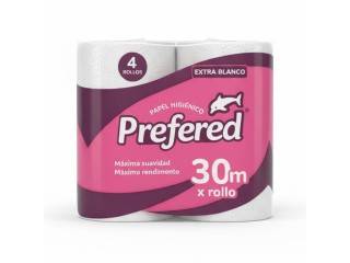 Papel Higienico Prefered 12X4X30Mt Ecologico