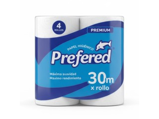 Papel Higienico Prefered 12X4X30Mt Premium