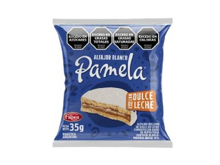 Alfajor Pamela Simple 40X35Gr Blanco