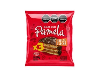 Alfajor Pamela Triple 24X60Gr Negro