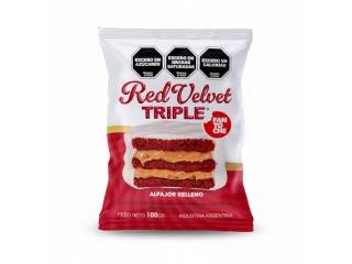 Alfajor Fantoche Triple 12X100Gr Red Velvet
