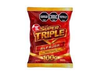 Alfajor Fantoche Super Triple 12X100Gr Negro