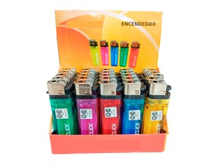 Encendedor Transparente Neoclick 40X25Un