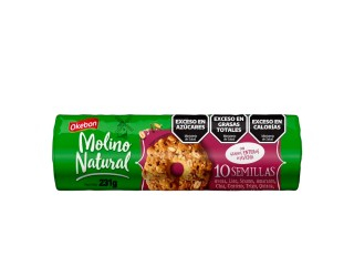 Galletita Molino Natural 16X231G 10 Semillas
